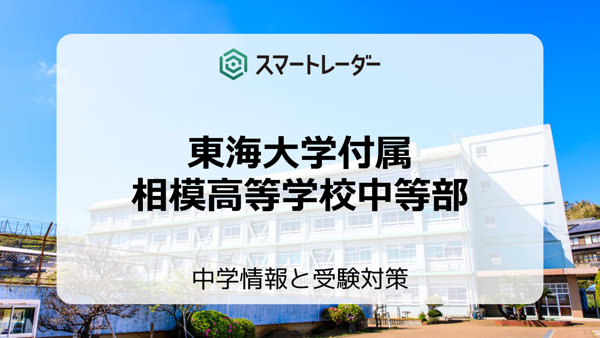 東海 大学 付属 相模 高等 学校 偏差 値